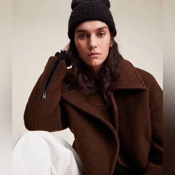 ALLSAINTS Boston Wool Blend Jacket - Picture 9 of 15